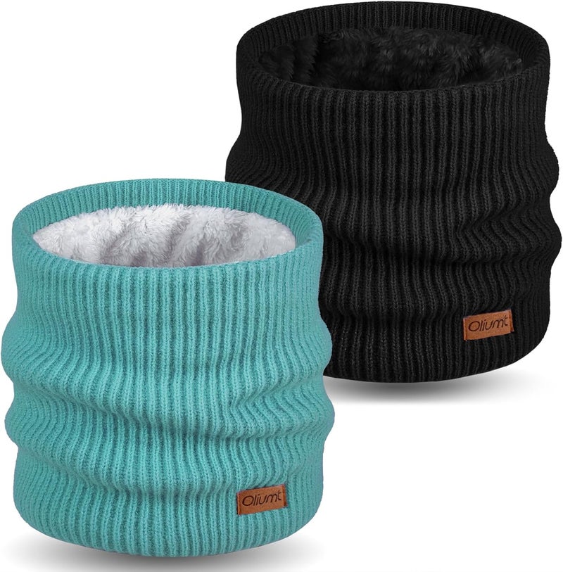 Oliumt Neck Warmer for men,Winter Neck Gaiters Face Scarf Women Windproof Warm Fleece Scarves Gaiter for Cold Weather - Image 1